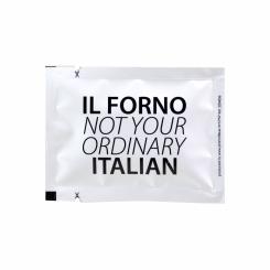 feuchttuch italiaenisch restaurant mit logo